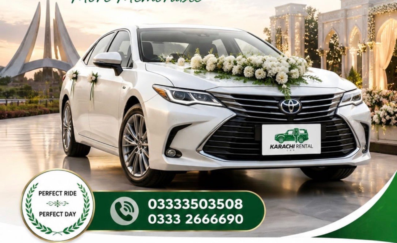 Wedding car rental in Karachi