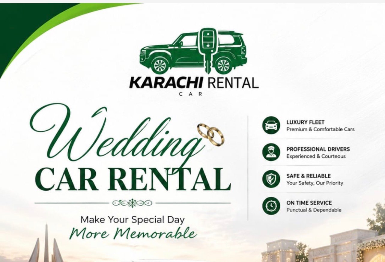 Wedding car rental Karachi