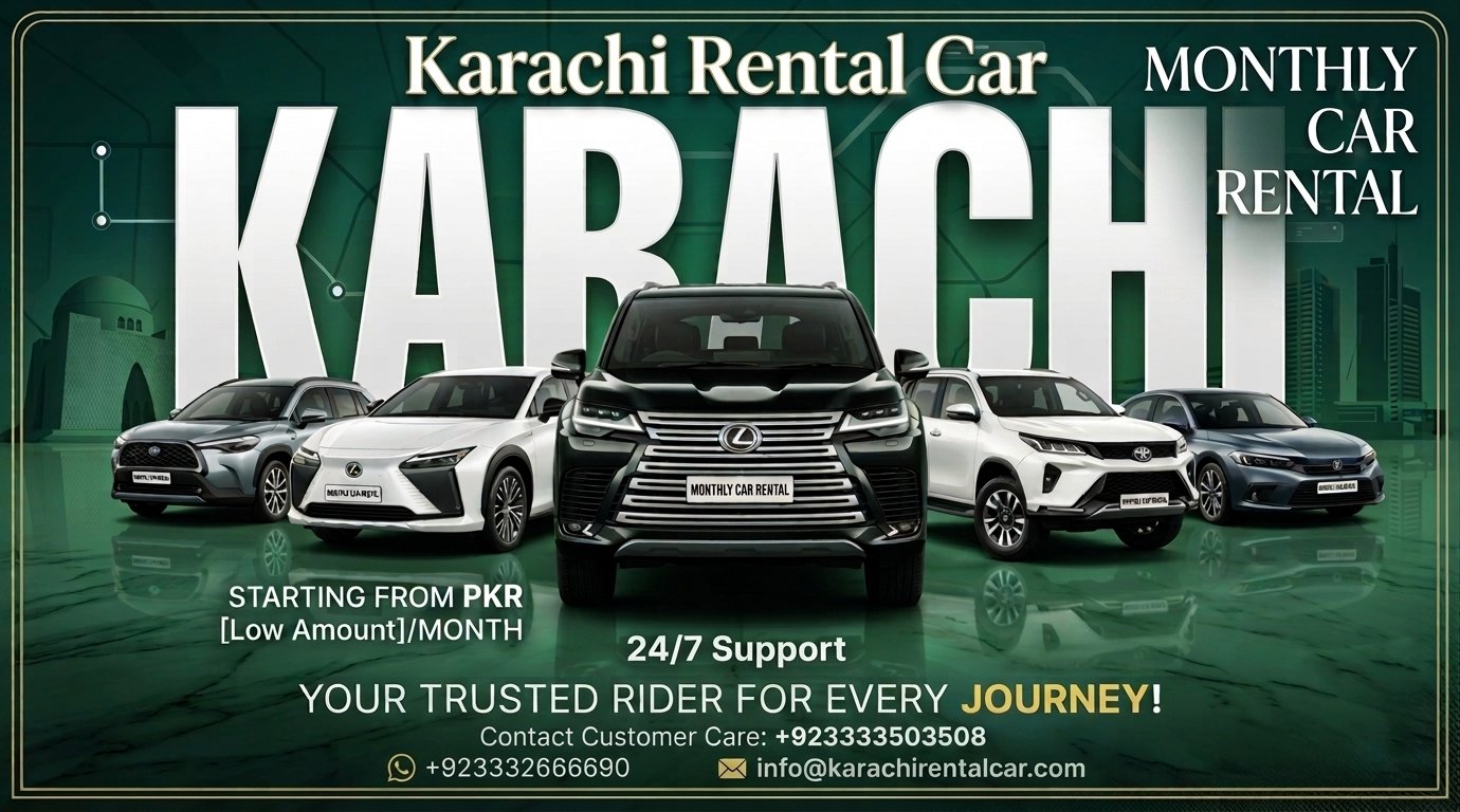 Monthly Car Rental karachi