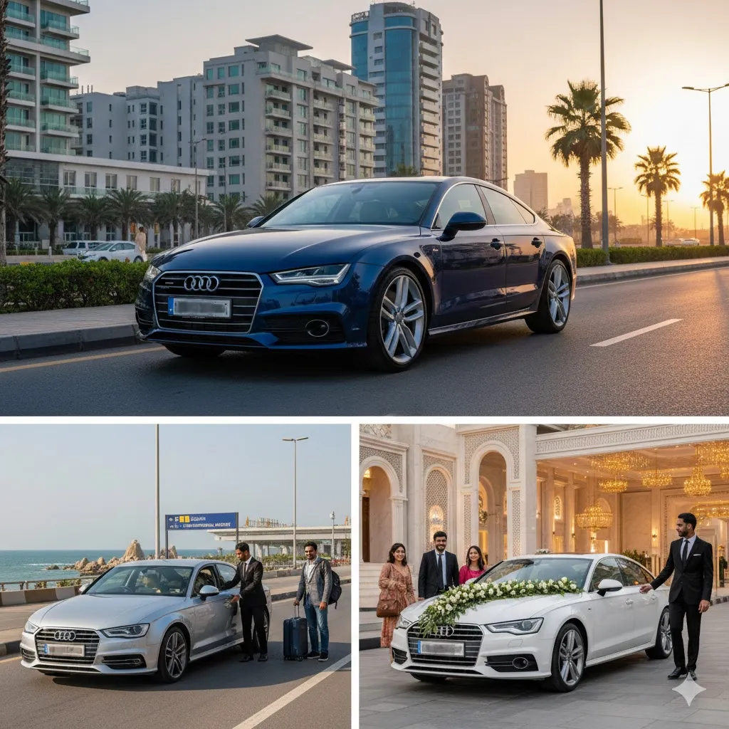 rent audi in Karachi