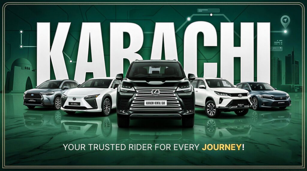 Rent a car in Karachi with driver for comfortable city sightseeing