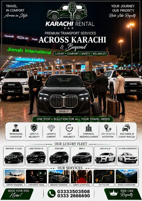 Rent BMW in Karachi