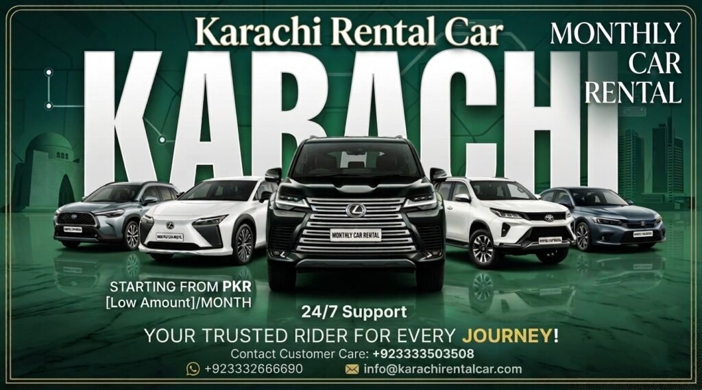 Monthly Car Rental karachi
